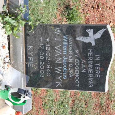 WYK Willem Jacobus, van 1940-2003