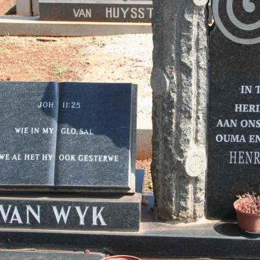 WYK Henriette Maria Petronella, van 1916-2004