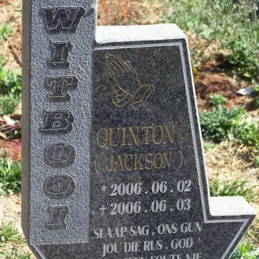 WITBOOI Quinton 2006-2006