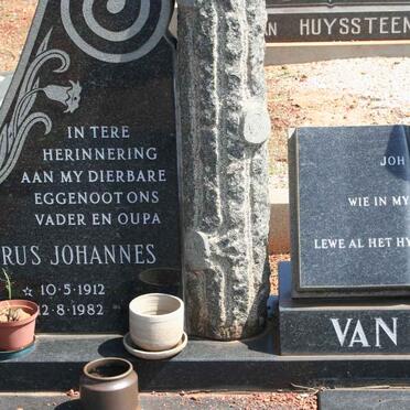 WYK Petrus Johannes, van 1912-1982