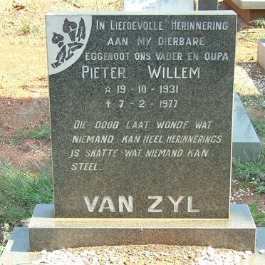 ZYL Pieter Willem, van 1931-1977