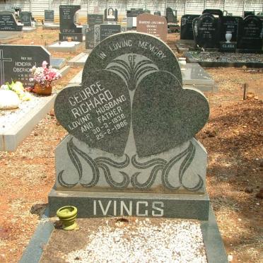 IVINGS George Richard 1938-1986