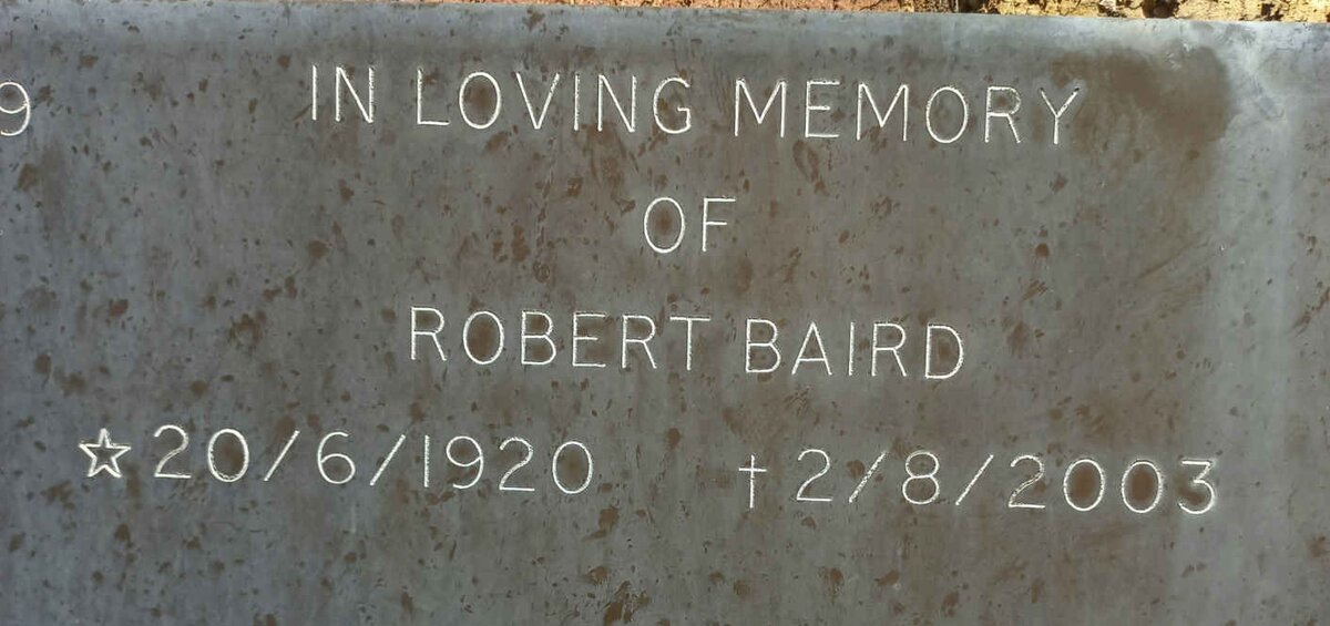 BAIRD Robert 1920-2003