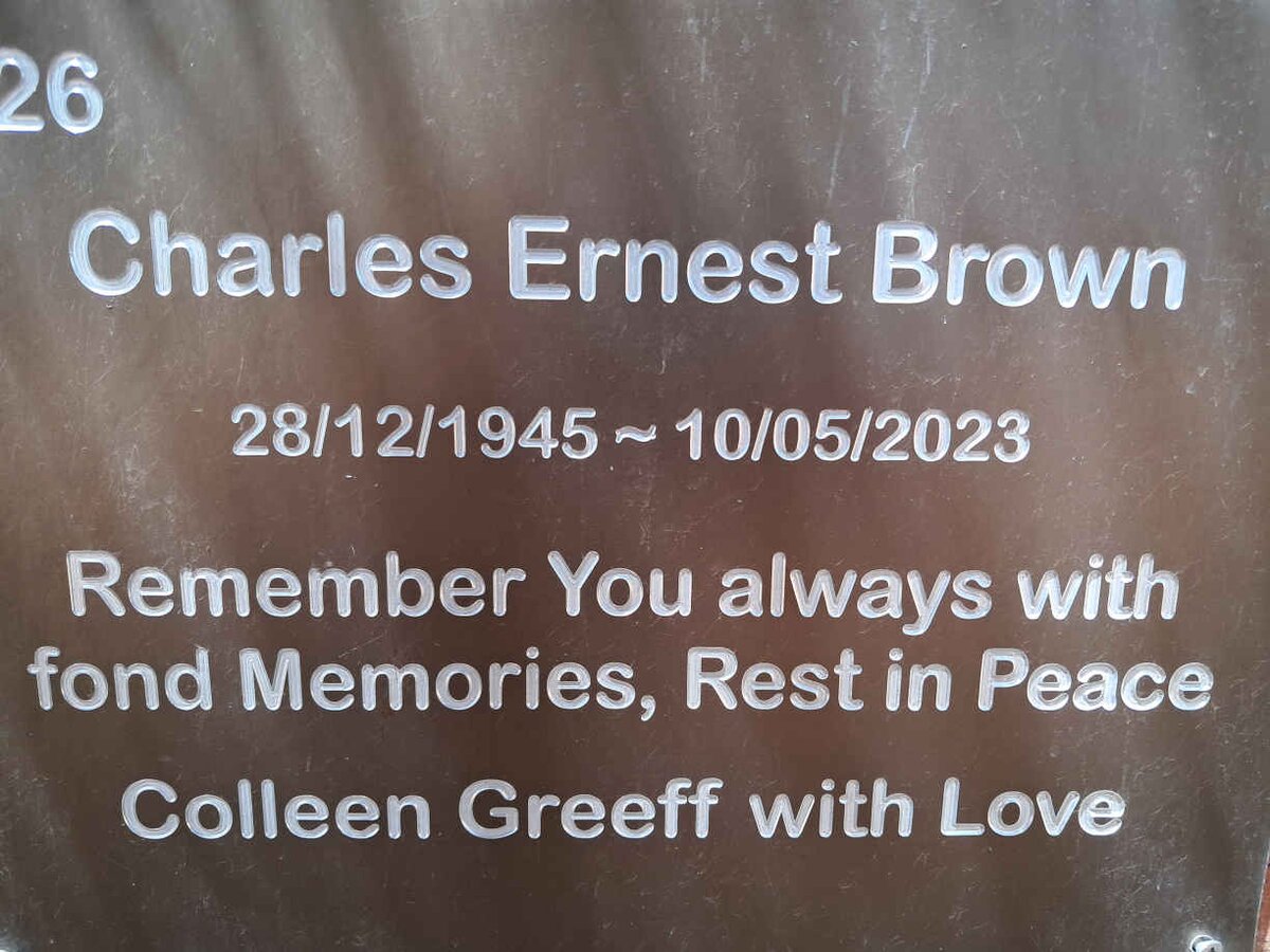 BROWN Charles Ernest 1945-2023