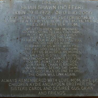 DRESSE Brian Shawn 1972-2000