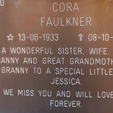 FAULKNER Cora 1933-2011