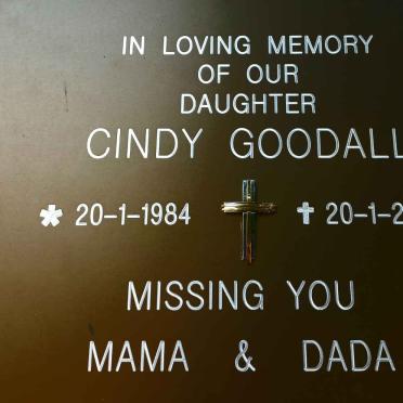 GOODALL Cindy 1984-2014