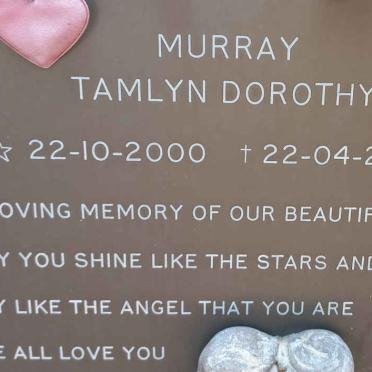 MURRAY Tamlyn Dorothy 2000-2002
