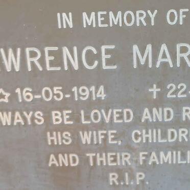 MARSHALL Lawrence 1914-1992