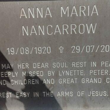 NANCARROW Anna Maria 1920-2007