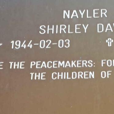 NAYLER Shirley Dawn 1944-2010