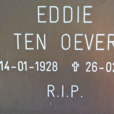 OEVER Eddie, Ten 1928-2013