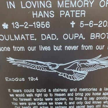 PATER Hans 1956-2020