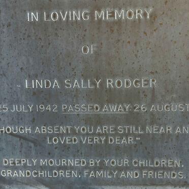 RODGER Linda Sally 1942-2003