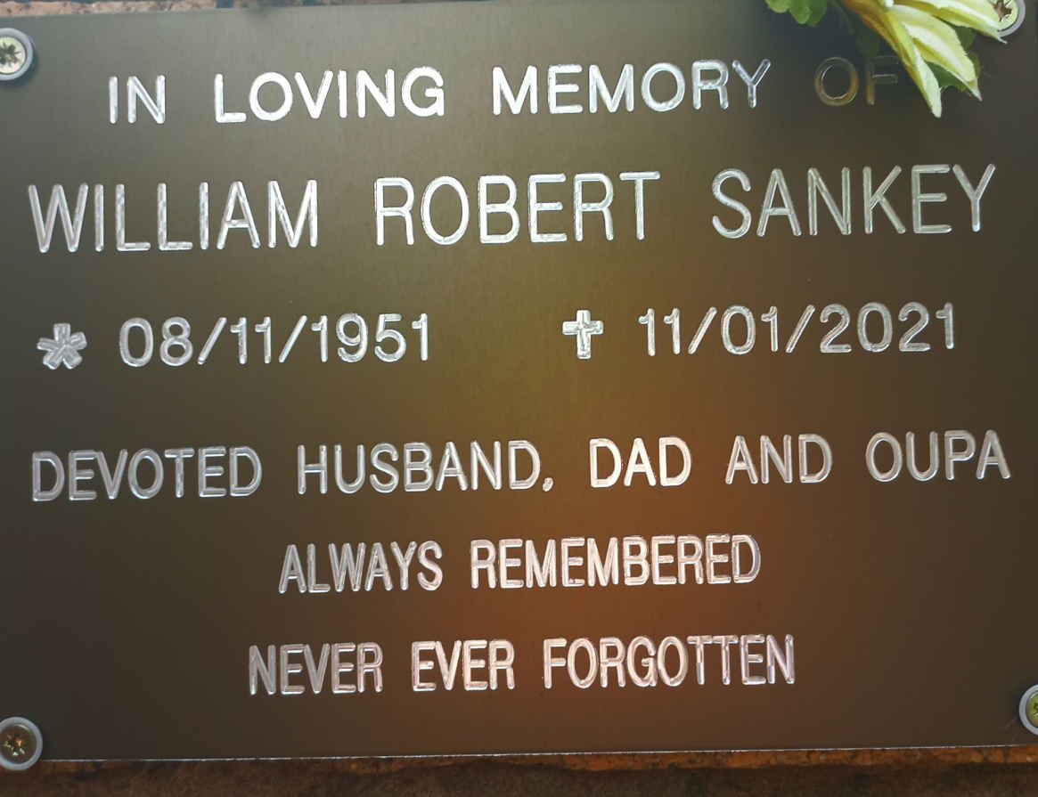 SANKEY William Robert 1951-2021