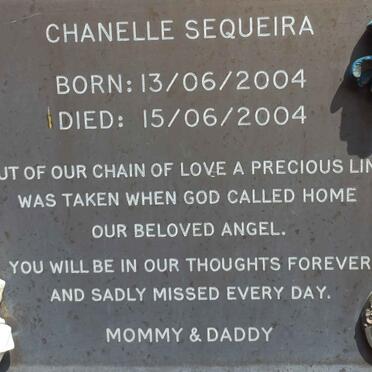 SEQUERIA Chanelle 2004-2004