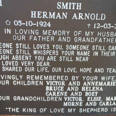 SMITH Herman Arnold 1924-2001
