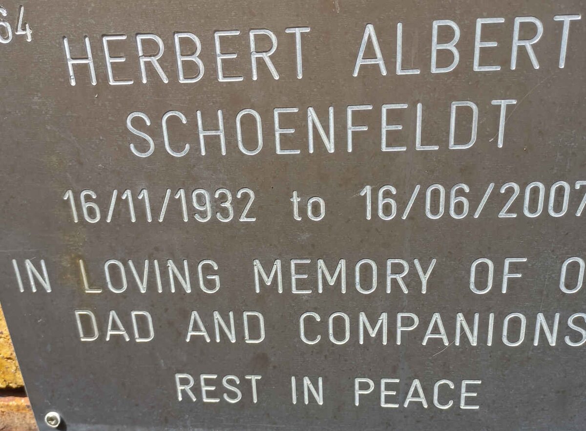 SCHOENFELDT Herbert Albert 1932-2007