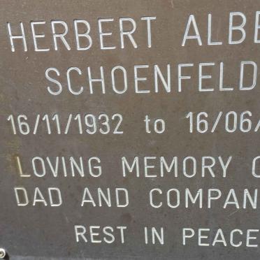 SCHOENFELDT Herbert Albert 1932-2007