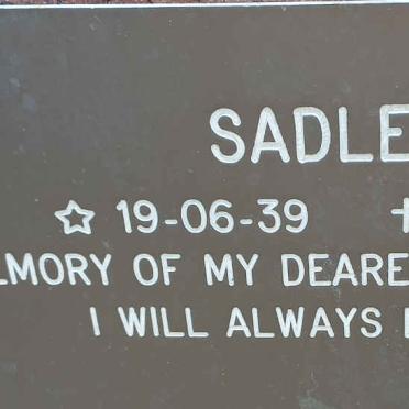 SADLER Roger 1939-1991