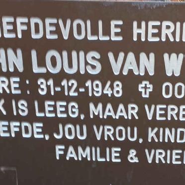 WYK John Louis, van 1948-2015