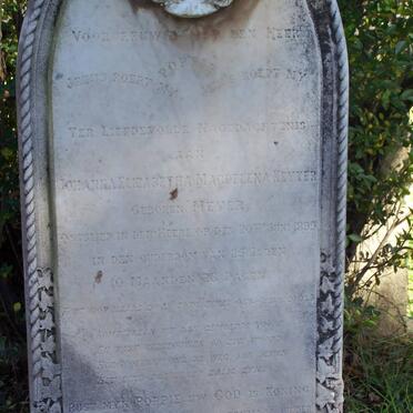 KEYTER Johanna Elizabetha Magdelena nee MEYER -1899