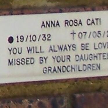 CATI Anna Rosa 1932-2007