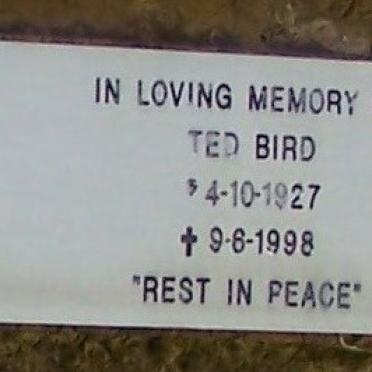 BIRD Ted 1927-1998