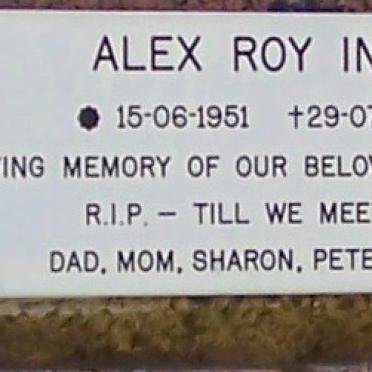 INGLE Alex Roy 1951-1981