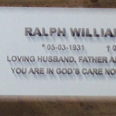 DAVEY Ralph William 1931-1991