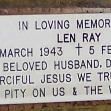 RAY Len 1943-2007