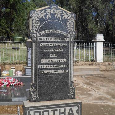 BOTHA Hester Susanna 1899-1902