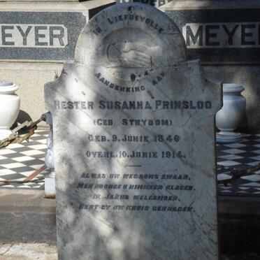 PRINSLOO Hester Susanna nee STRYDOM 1846-1914