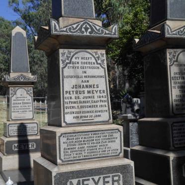 MEYER Johannes Petrus 1842-1919