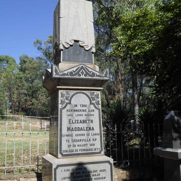 MEYER Johan George 1877-1960 &amp; Elizabeth Magdalena DE LANGE 1891-1973