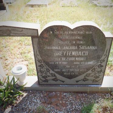 BREYTENBACH Andries Marthinus 1894-1968 &amp; Johanna Jacoba Susanna BEZUIDENHOUT 1902-1981