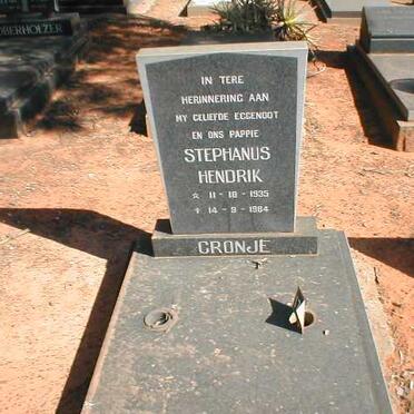 CRONJE Stephanus Hendrik 1935-1984