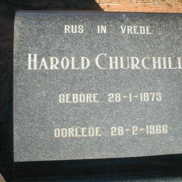 CHURCHILL Harold 1873-1966