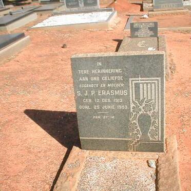 ERASMUS S.J.P. 1913-1953