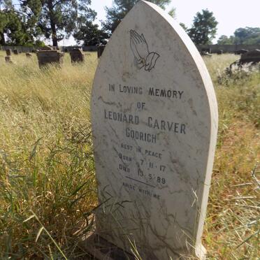 GODRICH Leonard Carver 1917-1989