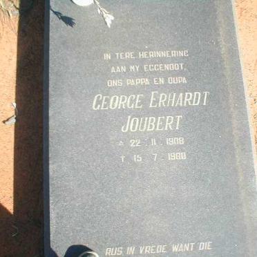JOUBERT George Erhardt 1908-1980
