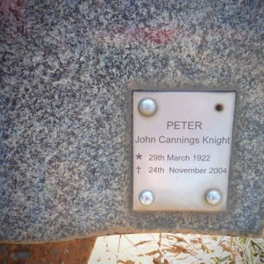 KNIGHT Peter John Cannings 1922-2004