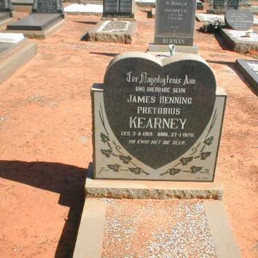 KEARNEY James Henning Pretorius 1913-1970