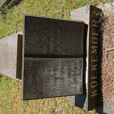 KOEKEMOER Petrus Benjamin Johannes 1912-1977
