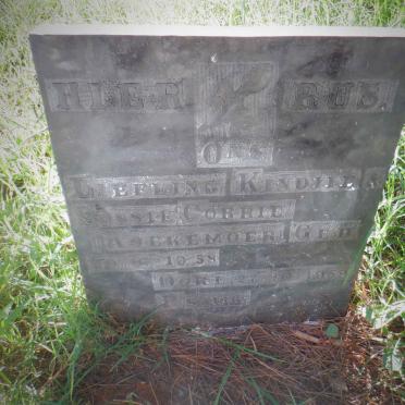 KOEKEMOER Corrie 1958-1959