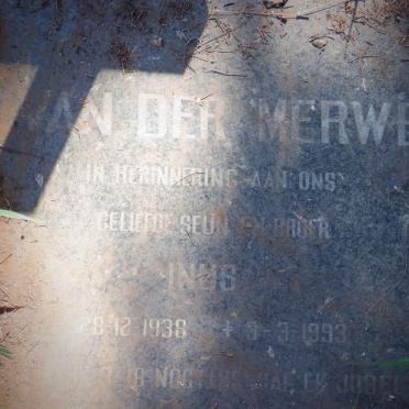 MERWE Inus, van der 1938-1993