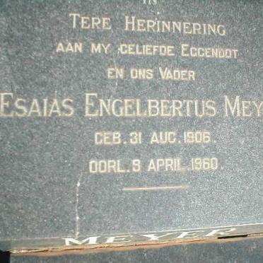 MEYER Esaias Engelbertus 1906-1960