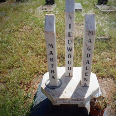NIEUWOUDT Martha Magdalena 1974-2006