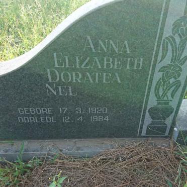 NEL Anna Elizabeth Doratea 1920-1984