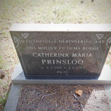 PRINSLOO Catherina Maria 1921-1984